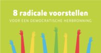 Vrijdaggroep democratie banner NL